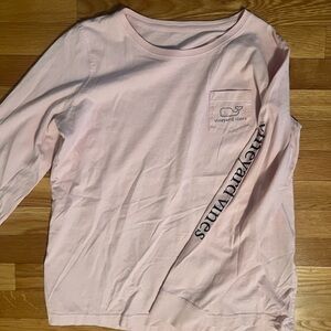 Vineyard Vines Pink Long Sleeve Shirt
